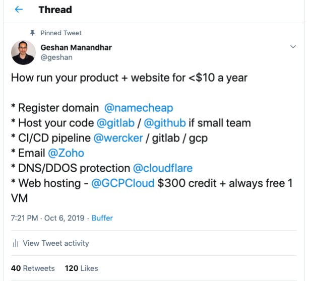 Most popular tweet of 2019 Most popular tweet of 2019