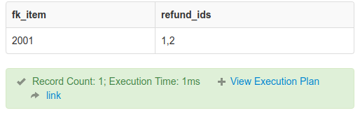 Result with group_concat Result with group_concat