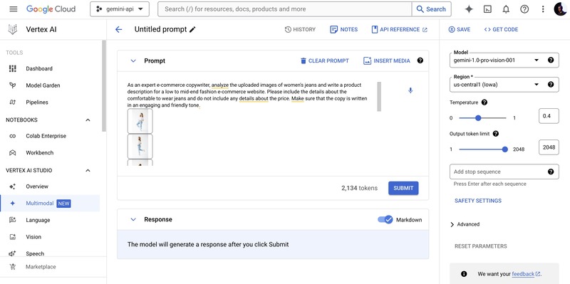The prompt with the images upload The prompt with the images upload