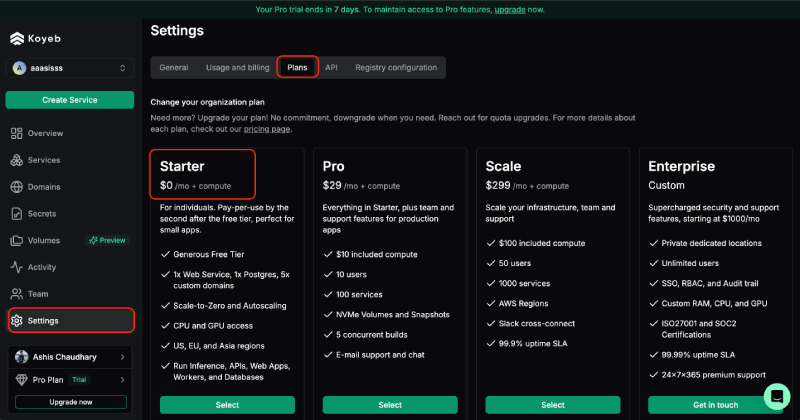 Pland and pricing Pland and pricing
