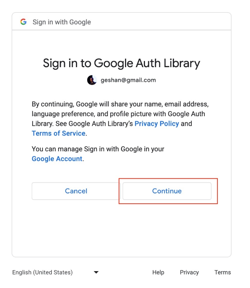 Sign into GCP after running gcloud auth Sign into GCP after running gcloud auth