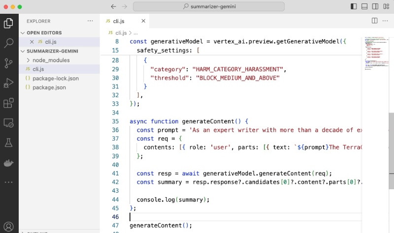 File structure for cli.js in VS Code File structure for cli.js in VS Code