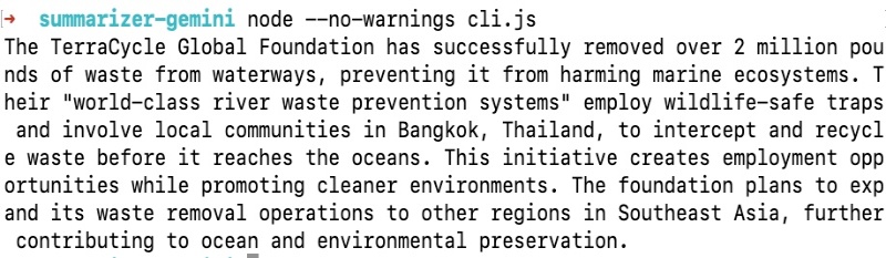 Better one shot non-streamed output after changing the code to work in a sync manner Better one shot non-streamed output after changing the code to work in a sync manner