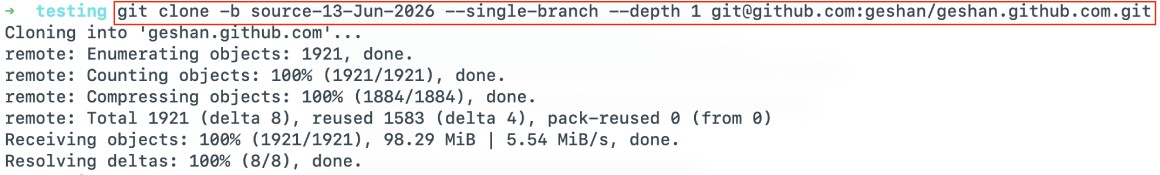 Cloning the blog using Eleventy from GitHub Cloning the blog using Eleventy from GitHub
