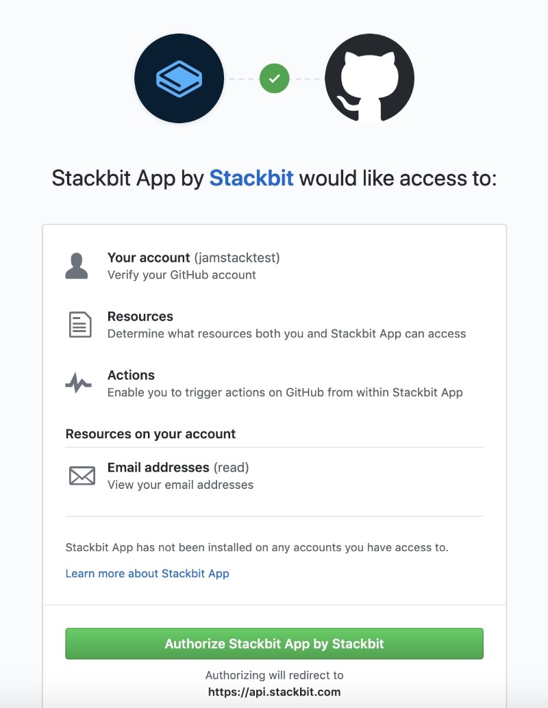 Authorize Stackbit on Github Authorize Stackbit on Github