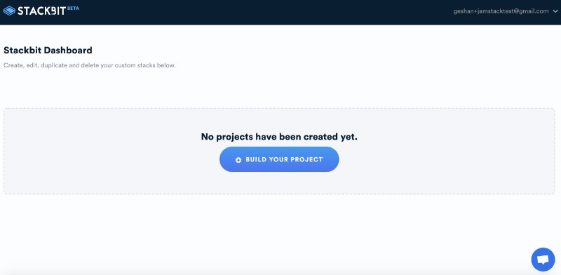 Stackbit Dashboard Stackbit Dashboard