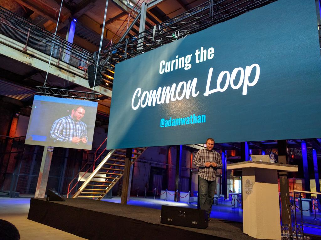 Adam talking about Curing Loops at Laracon EU 2016 Adan talking about Curing Loops at Laracon EU 2016