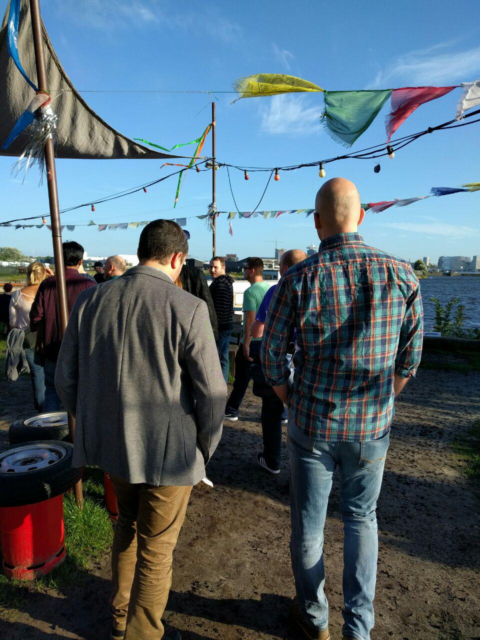 On the way to the restaurant for speaker dinner On the way to the restaurant for speaker dinner