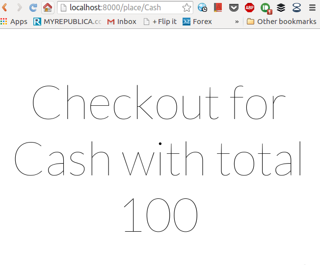 Running Laravel app with PHP server Running Laravel app with PHP server