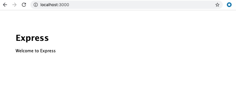Express output on browser Express output on the browser