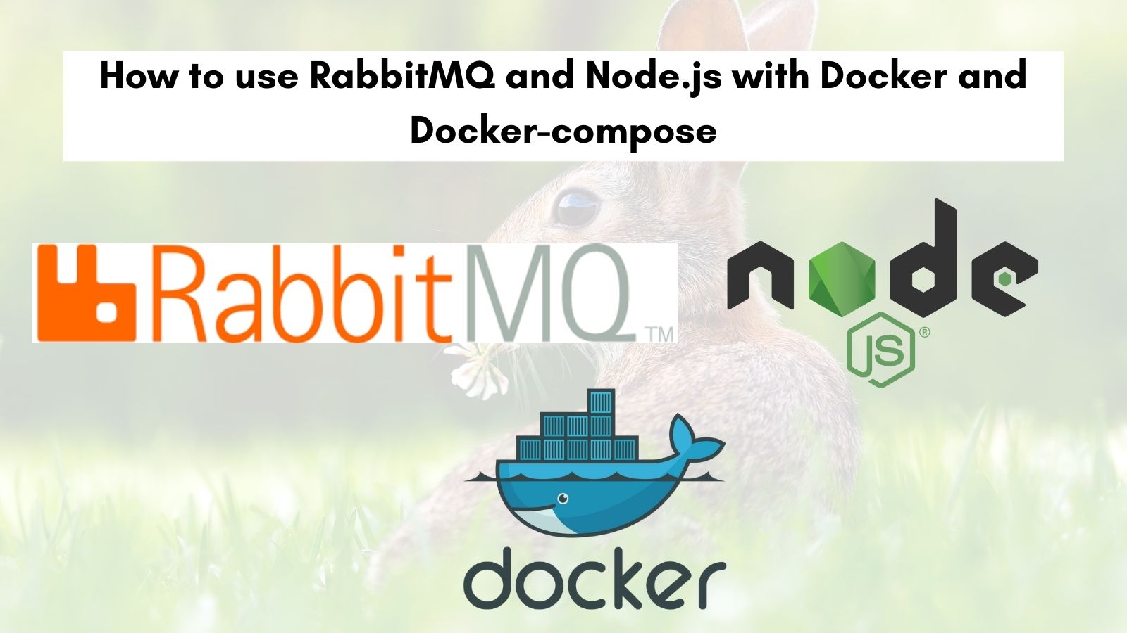 Step by step tutorial on RabbitMQ with Node.js using Docker and Docker compose Step by step tutorial on RabbitMQ with Node.js using Docker and Docker compose
