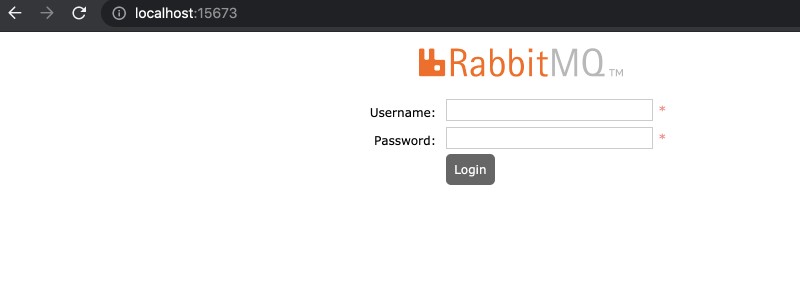 RabbitMQ managemment running locally - login with guest:guest RabbitMQ managemment running locally - login with guest:guest