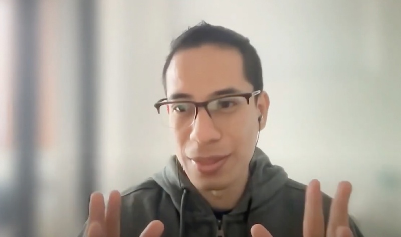 A screen grab from my interview on Tech talk with Madhab A screen grab from my interview on Tech talk with Madhab