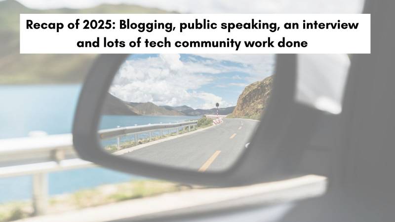 Professional recap of my year 2025 symbolized by a car side view mirror