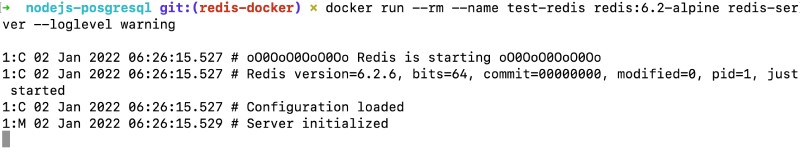 Run Redis with just Docker Run Redis with just Docker