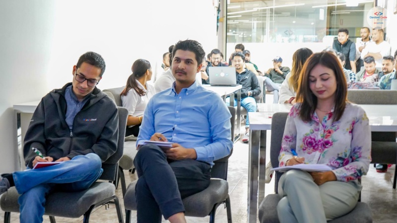 Judging a hackathon at Dented Code Academy