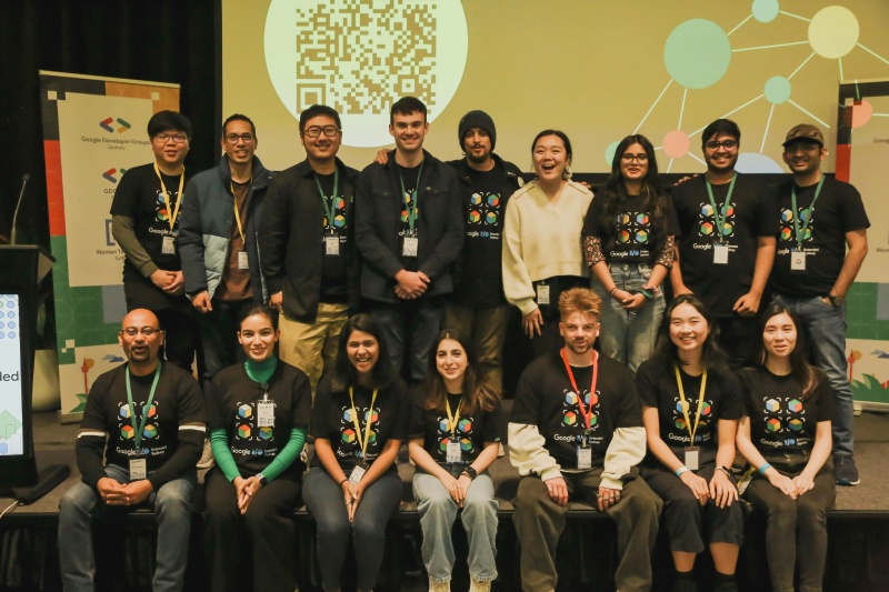 A team photo after the Google I/O Extended Sydney 2023 conference