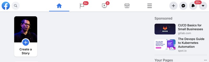 Facebook notificaiton Facebook thinks people will not have 20+ notifications