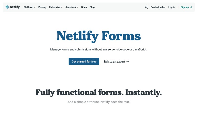Netlify and Netlify forms Netlify and Netlify forms for getting user data