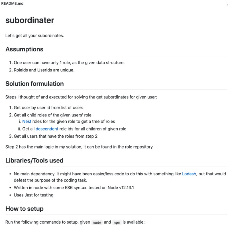 Take-home coding challenges pull readme example Take-home coding challenges pull readme example
